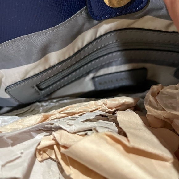 Kate Landry  blue foe Leather like new, like new - Picture 7 of 11